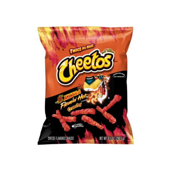 Cheetos Crunchy XXTRA Flamin’ hot Cheese (90g)